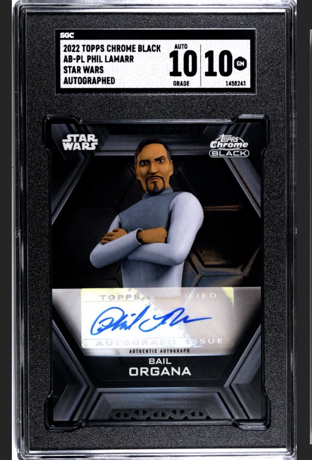 14 Card Star Wars Autograph Lot SGC Graded Topps Chrome Finest Galaxy Auto 10s view 10