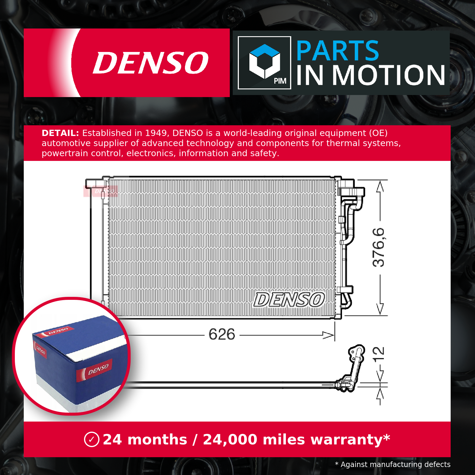 Air Con Condenser DCN41026 Denso AC Conditioning 97606F2000 Quality Guaranteed