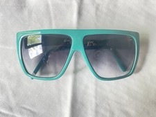 Retro Liz Claiborne Teal Sunglasses