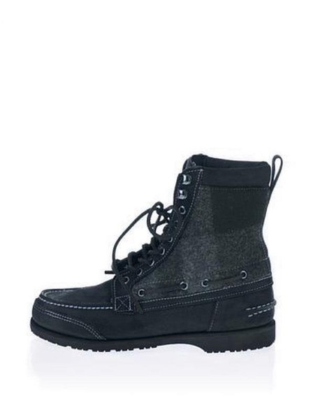 Men Sebago Boots Grey Leather 41
