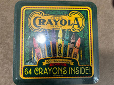 1993 Crayola Crayons 90th Anniversary 1903-1993 64 Crayons Tin