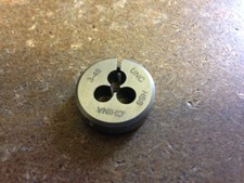3-48 X 13/16" HIGH SPEED STEEL ROUND ADJUSTABLE DIE