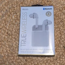 Sentry BT 969 W True Wireless Bluetooth Earbuds With Case SEALED NEW
