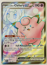 Pokemon Lillie's Clefairy ex 173/159 Full Art Holo Journey Together English on eBay