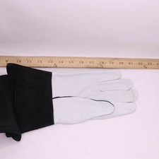 (Pair) Grain Leather TIG Welding Gloves High Dexterity White Medium K2981-M