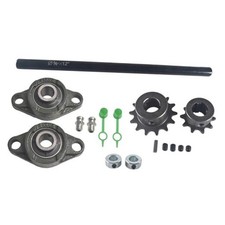 Jackshaft Sprockets with UCFL203 Pillow Block Bearings Go 5/8" X 12" 35 Chain