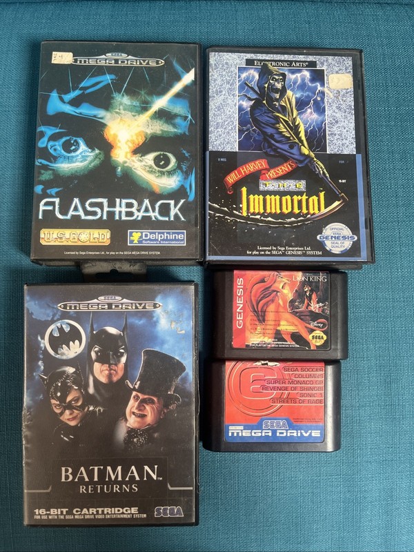 Sega Mega Drive Games Bundle 3 Games With Manuals 2 Cartridge Only