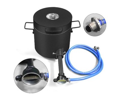 Melting Furnace Kit Propane Graphite Crucible Tongs 1500°C Casting Refining
