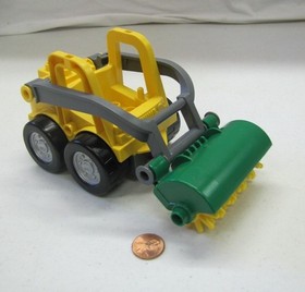 Lego Duplo YELLOW STREET SWEEPER Vehicle 2006 Town City #4978 Bar & Cleaner Part