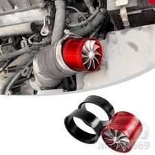Car Air Intake Turbonator blue Fan Engine Gas Fuel Saver Turbine Charger Parts
