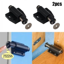 2x Push To Open Magnetic Drawer Cabinet Doors Latch Catch Touch Kitchen Cupboard