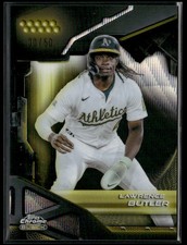 2026 Topps Chrome Black Lawrence Butler #195 Gold Wave Refractor 30/50