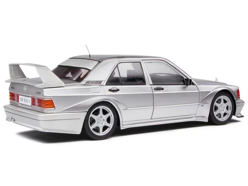 SOLIDO MERCEDES-BENZ 190 EVO II (W201) - PLATA ASTRAL - 1990-gris-1/18-S1801005 - Imagen 2 de 6