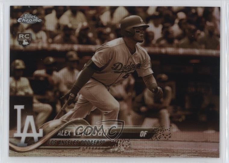2018 Topps Chrome Sepia Refractor Alex Verdugo #167 2h5