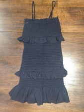 Forever 21 Smocked Black Dress Size Small