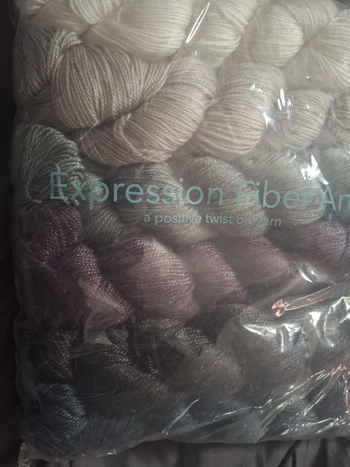 Kit Expression Fiber Arts Blackberry Hues Merino Lyocell Blend 2370y - Imagem 3 de 4