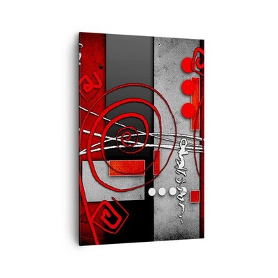 Wandbilder 80x120cm Leinwandbild Grafik geometrische figuren kreis Bilder