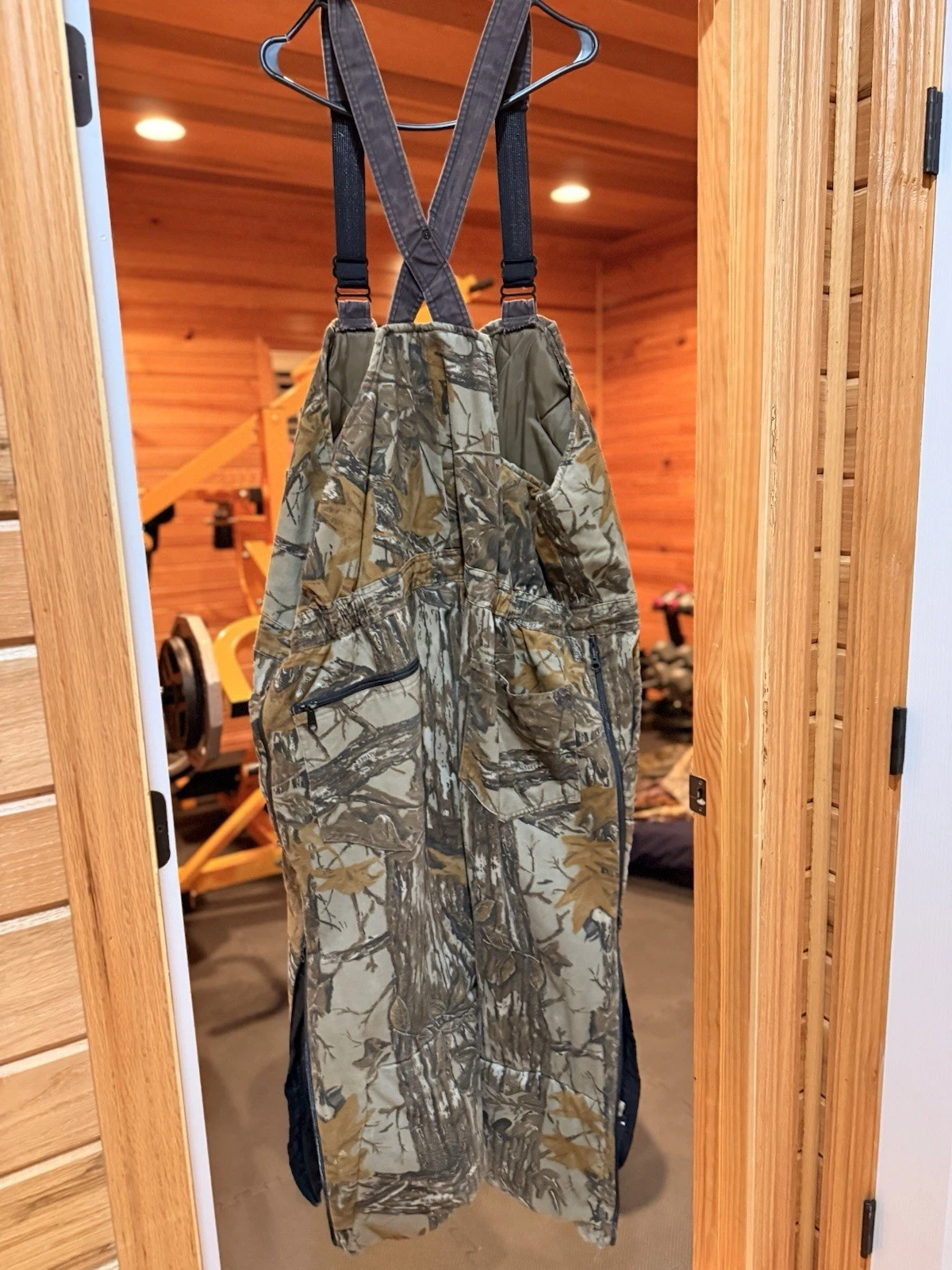 Walls Outdoors Realtree Insulated Hunting Bibs Men’s 3XL Reg 50-52 Hemmed Camo