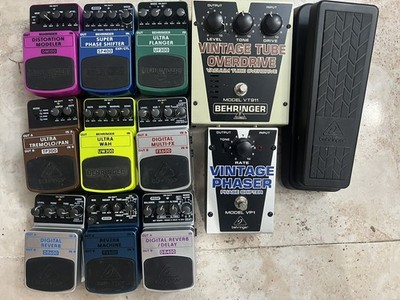 Behringer  Guitar Effects Pedals -  Lot Of 12