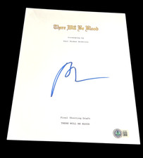PAUL THOMAS ANDERSON SIGNED AUTOGRAPH MOVIE SCRIPT THERE WILL BE BLOOD BECKETT M