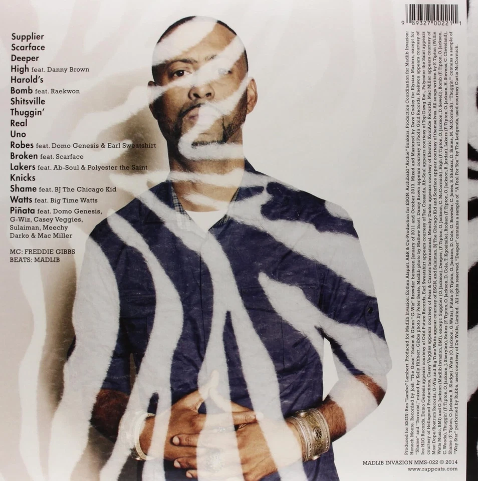 Freddie Gibbs and Madlib Pinata Double Vinyl LP New & Sealed - Image 2 of 2