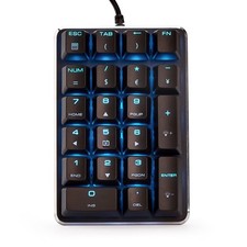 Mechanical Numeric Keypad GATERON Blue Switch Wired Ice Blue Backlight Gaming...