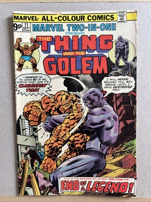 MARVEL 2-IN-ONE, THING, THE GOLEM. Vol. 1 No. 11. 1975 (box4)