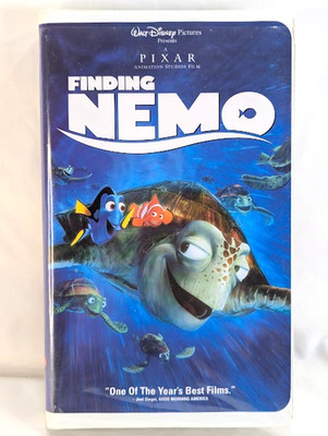 Finding Nemo VHS 2003 Walt Disney Pixar Rare Classic Animated Film Collectible