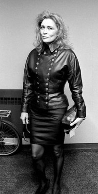 Faye Dunaway at Barfly Screening on September 30 1987 at Lincoln C- Old Photo