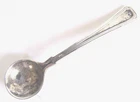 LUNT Sterling Silver 1921 CORTLAND Pattern 2 1/4" SALT CELLAR SPOON No Mono Vtg