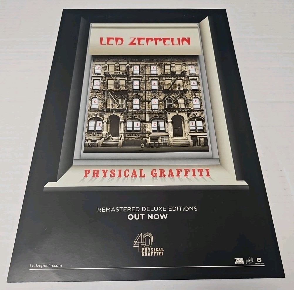 2015 Led Zeppelin Physical Graffiti Promo DS Poster 11