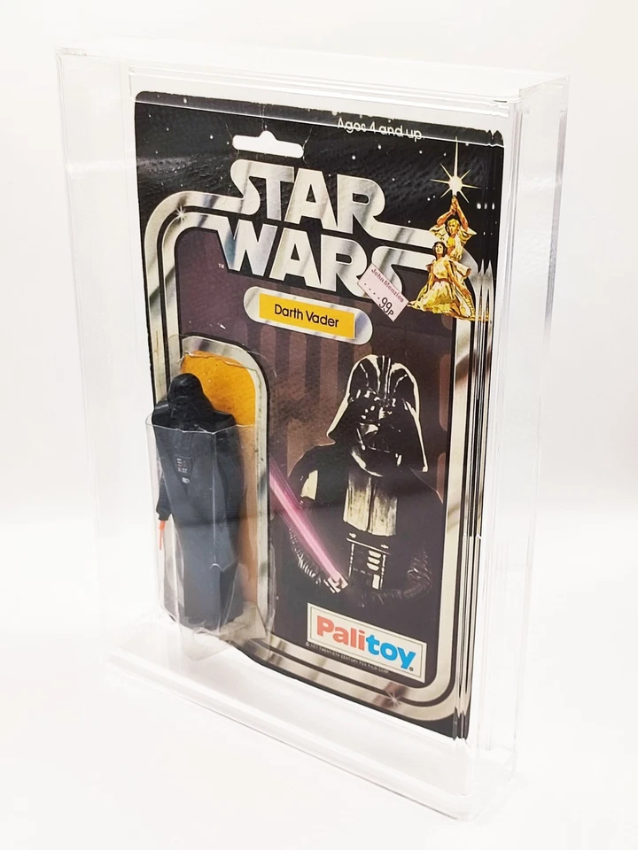 1977 PALITOY STAR WARS 12 BACK-A - DARTH VADER - ALL ORIGINAL & CASED UNCUT CARD - Image 3 of 4