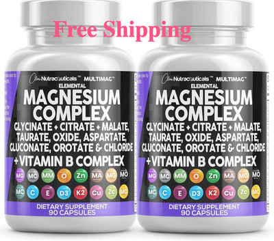Magnesium Complex with Zinc, Copper, Manganese & B Vitamins - 1 Pack