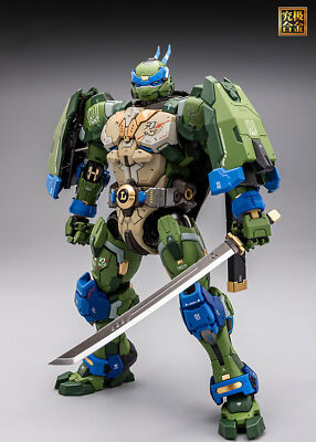 New In Stock HeatBoys HB0012 Robot Mecha Leonardo Metal build Action Figure