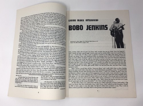 Vintage LIVING BLUES Magazine Vol. 1, No. 3 Autumn 1970 Chicago Blues Music 70s - Picture 8 of 11