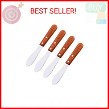 Super Z Outlet 8" Stainless Steel Straight Edge Butter Cheese Cream Sandwich Con