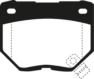 Disc Brake Pad Set-EBC Redstuff Ceramic Low Dust Brake Pads Rear,Front EBC Brake Disc Brake Pad Set-EBC Redstuff Ceramic Low Dust Brake Pads Rear,Front EBC Brake