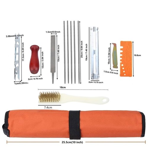 Reliable 13Pcs Chain and File Set for Precise Cutting and Smoothing - Picture 7 of 8