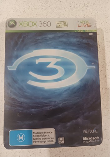 Halo 3 Limited Edition Steel Book Xbox360 Disks, Books Poster All Included Rare