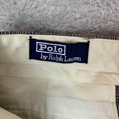 Polo Ralph Lauren Wool Hounds Tooth Check Trousers Size Men's W40 L30 - Picture 5 of 15