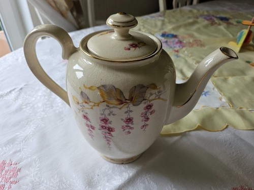 Antik Mitterteich Bavaria Porzellan Tee Kaffeekanne - Bild 10 von 12