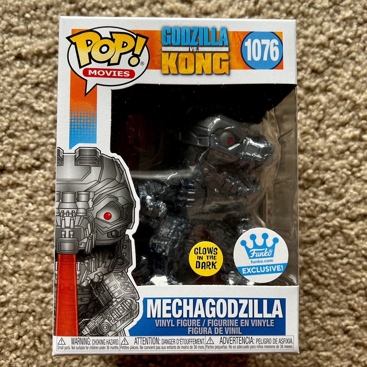 Funko POP Godzilla vs Kong Mechagodzilla Glow In The Dark 1076