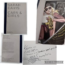 Sarah Davis Signed Cars & Girls Britney Spears 2008 Saks Gallery Exhibition Book