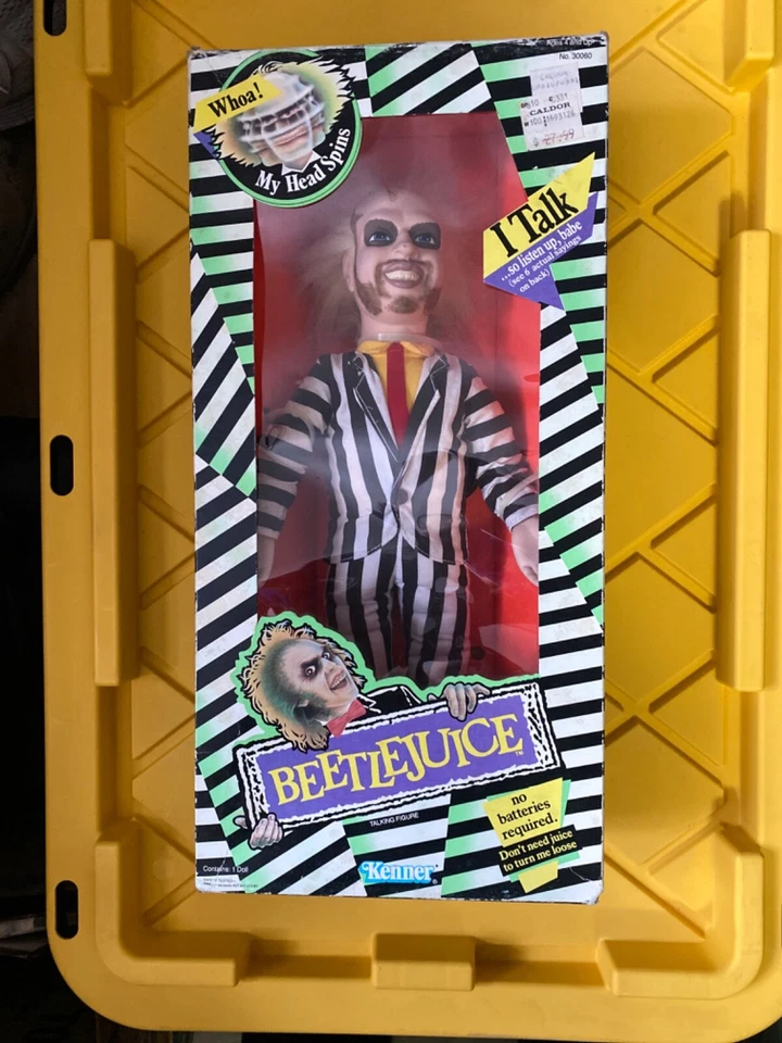Muñeca Kenner BeetleJuice 1989 vintage tirar de cuerda parlante 16" nueva caja abierta Foto 2 de 4