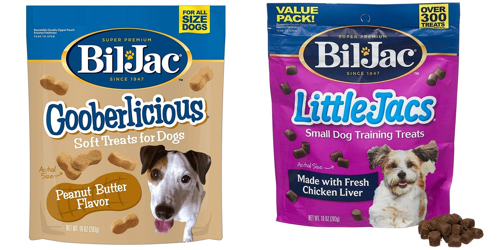 BilJac Dog Treats Variety Bundle (1) Little Jacs Small Dog Training