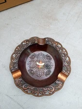 Vintage Expo 74 Montreal Canada Cigar Souvenir Metal Ashtray Souvenir Coin Tray