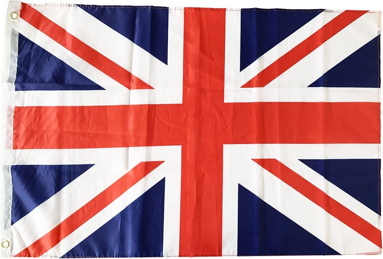 Coronation Party Union Jack Fabric Flag