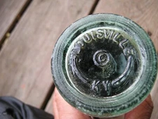 LOUISVILLE KY ( Kentucky ) 6 Oz Embossed Coca-Cola Coke  Bottle 