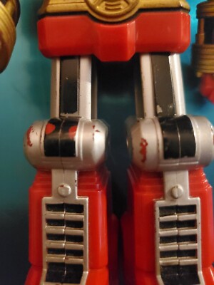 Robot Bandai 1996 POWER RANGERS ZEO RED MEGAZORD BATTLEZORD Nancy 54000