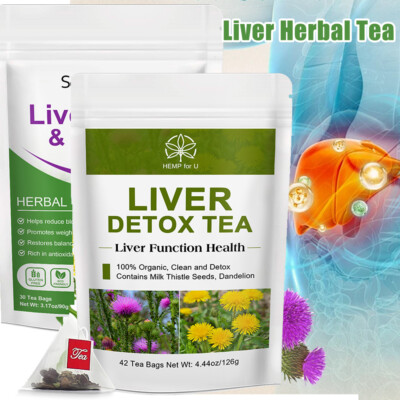 Tea Bags Liver,Health Herbal Compound Detox Cleanse Herbal Improve Immune